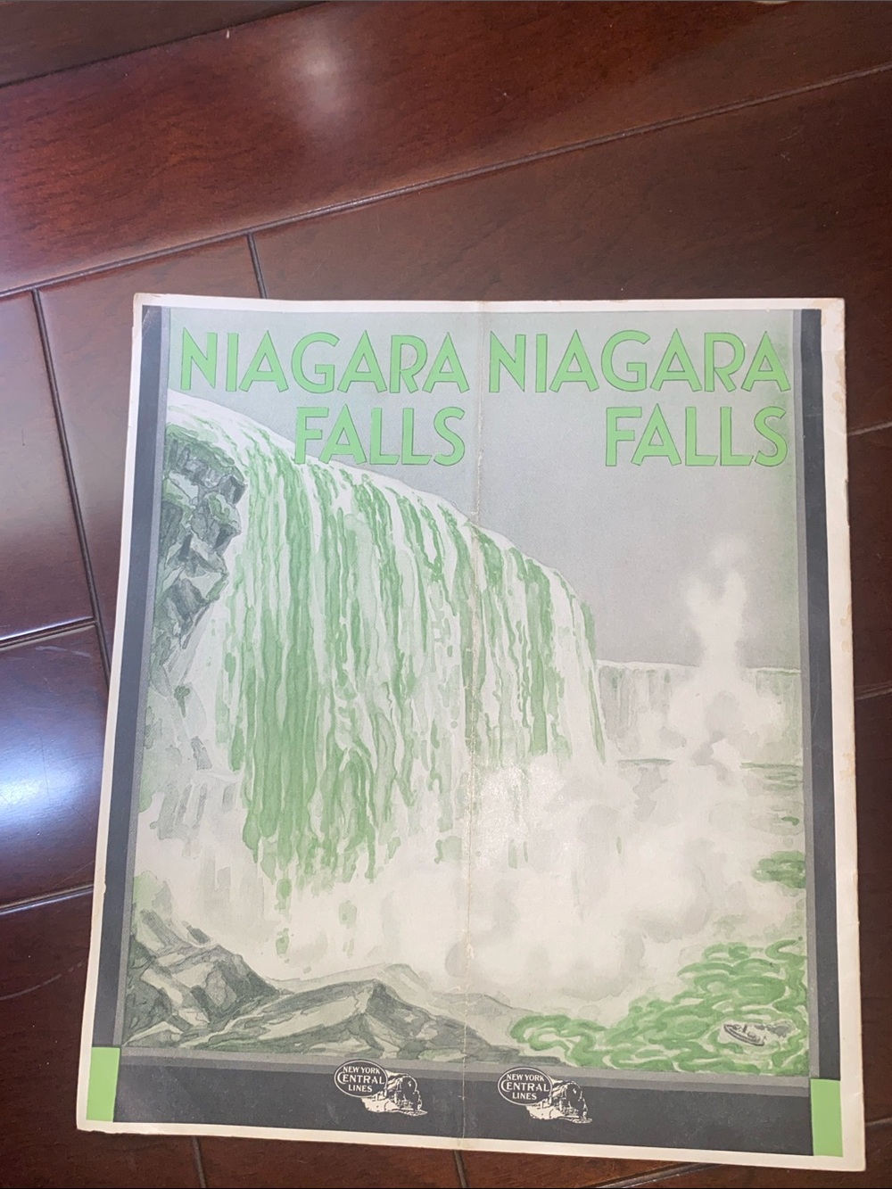 Railroad Ephemera Vintage New York Central Lines Niagara Falls Pamphlet Brochure